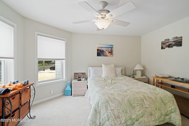 164 Morris Blvd, Beach Haven West, NJ 08050 - carpeted bedroom with baseboards and ceiling fan