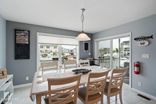 164 Morris Blvd, Beach Haven West, NJ 08050 - dining room with healthy amount of natural light and light tile patterned flooring