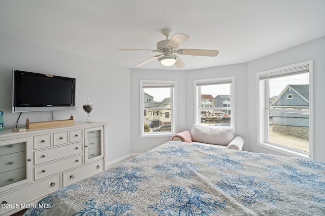 164 Morris Blvd, Beach Haven West, NJ 08050 - bedroom featuring baseboards and a ceiling fan