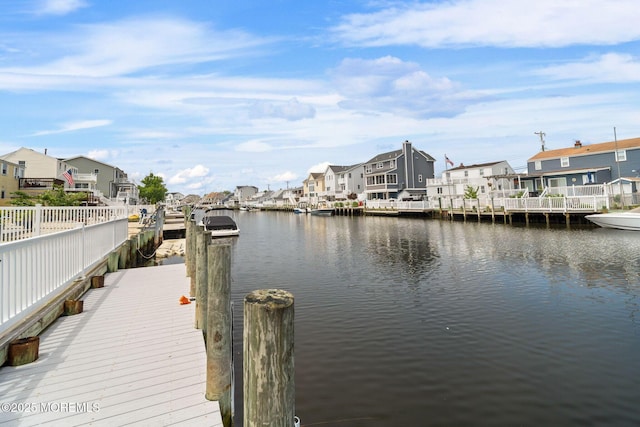 164 Morris Blvd, Beach Haven West, NJ 08050 - dock area featuring a residential view and a water view