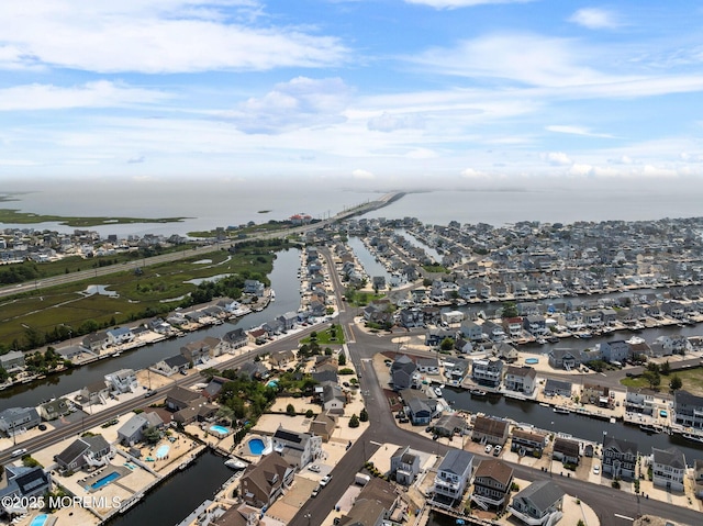 164 Morris Blvd, Beach Haven West, NJ 08050 - aerial view of property and surrounding area with a large body of water and nearby suburban area