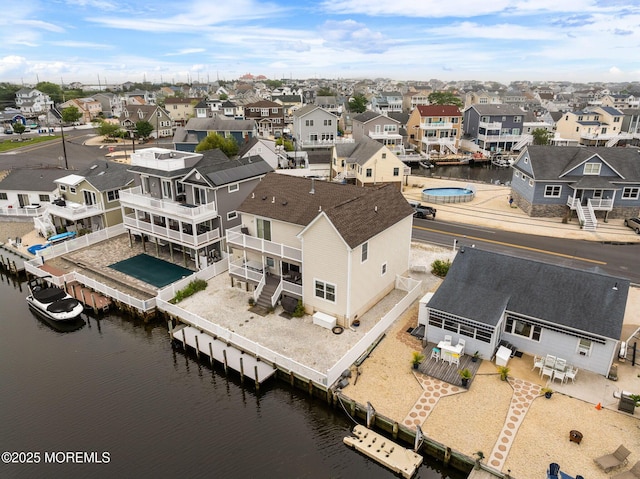 164 Morris Blvd, Beach Haven West, NJ 08050 - aerial perspective of suburban area with a large body of water