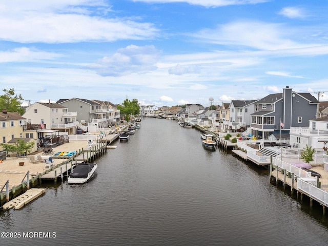 164 Morris Blvd, Beach Haven West, NJ 08050 - water view featuring nearby suburban area and a dock
