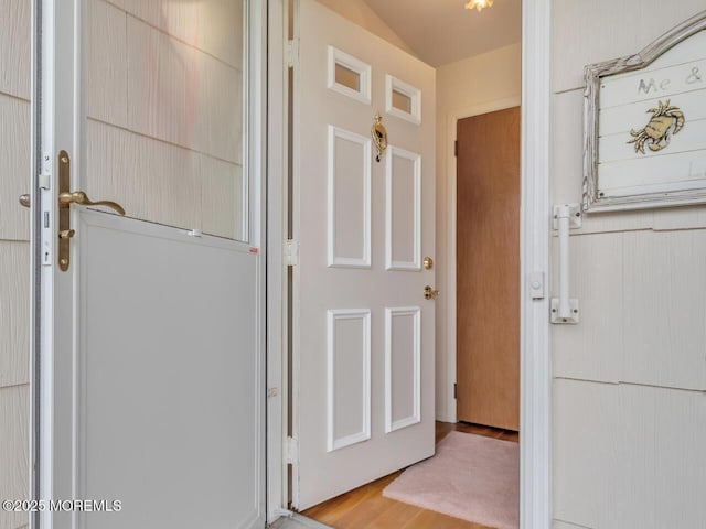 136 Georgetown Rd, Toms River, NJ 08757 - doorway to outside featuring wood finished floors