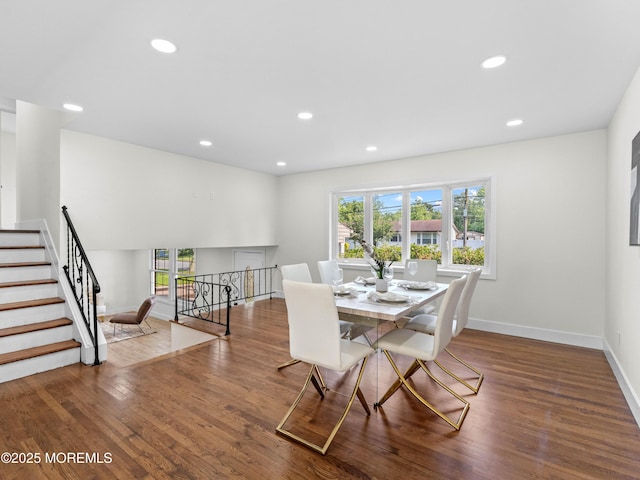 37 Bryant Dr, Jackson, NJ 08527 - dining space featuring healthy amount of natural light, recessed lighting, and wood finished floors