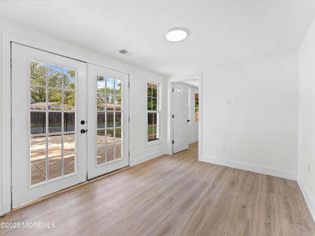 37 Bryant Dr, Jackson, NJ 08527 - empty room with wood finished floors and french doors
