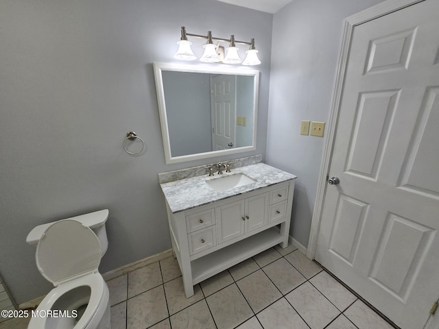 1236 Bewick St, Toms River, NJ 08753 - half bath featuring vanity and tile patterned floors