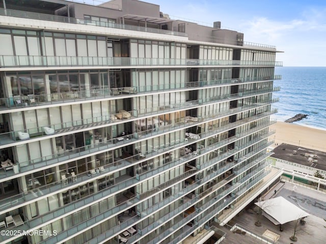 1101 Ocean Ave Unit 1404, Asbury Park, NJ 07712 - view of property with a water view