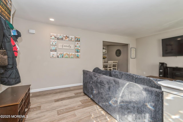 128 Oak Glen Rd, Toms River, NJ 08753 - living room with wood finished floors and recessed lighting