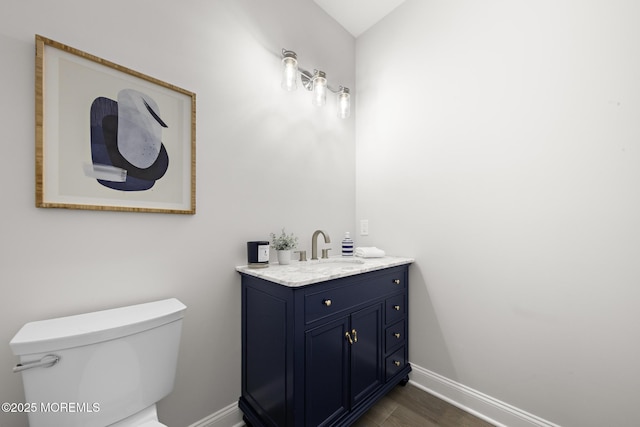 56 Gregg Dr, Beach Haven West, NJ 08050 - bathroom featuring vanity and wood finished floors