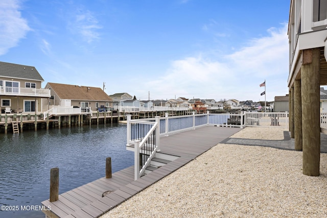 56 Gregg Dr, Beach Haven West, NJ 08050 - dock with a residential view and a water view