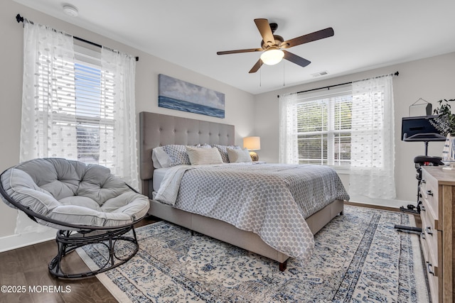 798A Warren St Unit A, Toms River, NJ 08753 - bedroom featuring wood finished floors and ceiling fan