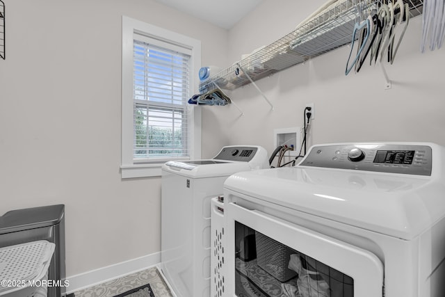 798A Warren St Unit A, Toms River, NJ 08753 - laundry room featuring washer and clothes dryer and baseboards