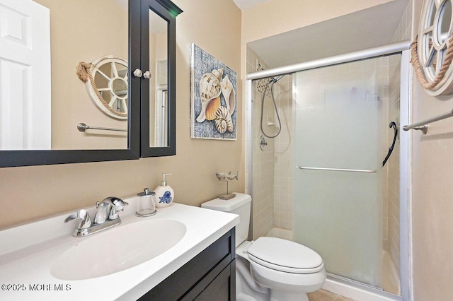 49 Scarborough Ct Unit 3, Freehold, NJ 07728 - bathroom featuring a stall shower and vanity