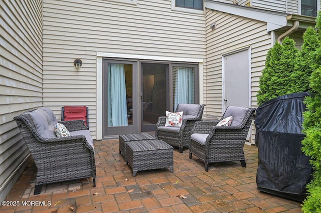 49 Scarborough Ct Unit 3, Freehold, NJ 07728 - view of patio / terrace with outdoor lounge area