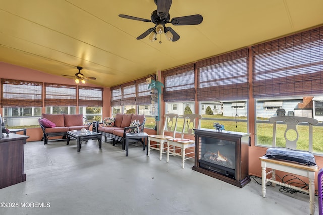 8 Tijuana Ct, Toms River, NJ 08757 - sunroom featuring concrete floors, healthy amount of natural light, and vaulted ceiling