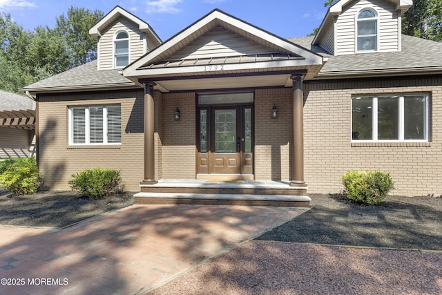 1792 Todd Rd, Toms River, NJ 08755 - view of front of property featuring brick siding and roof with shingles