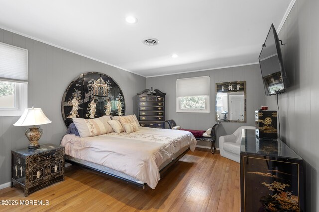 1792 Todd Rd, Toms River, NJ 08755 - bedroom with multiple windows, ornamental molding, and wood finished floors