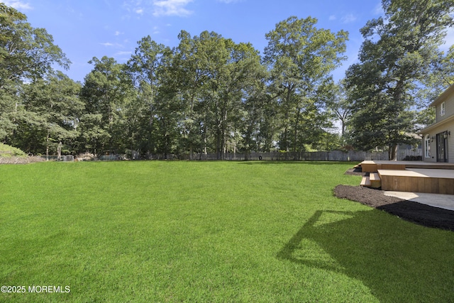 1792 Todd Rd, Toms River, NJ 08755 - fenced backyard featuring a wooden deck