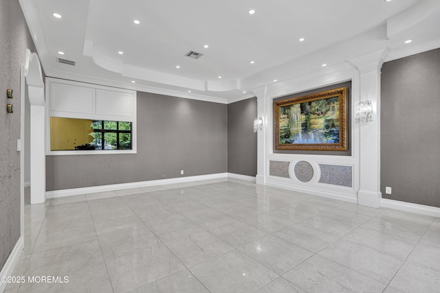 5 Champlain Ct, Lakewood, NJ 08701 - spare room with recessed lighting and a tray ceiling