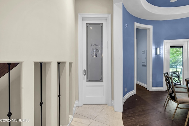 5 Champlain Ct, Lakewood, NJ 08701 - corridor featuring baseboards and hardwood / wood-style flooring