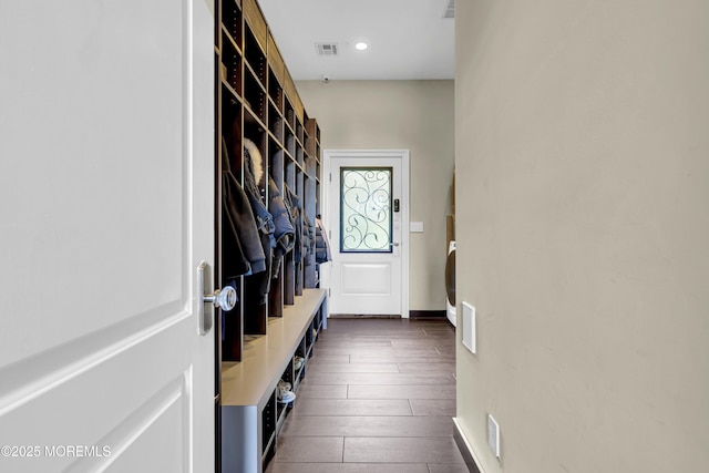 5 Champlain Ct, Lakewood, NJ 08701 - mudroom featuring dark wood-style flooring and recessed lighting