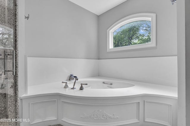 5 Champlain Ct, Lakewood, NJ 08701 - full bath featuring a bath and tiled shower
