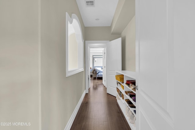 5 Champlain Ct, Lakewood, NJ 08701 - hall featuring dark wood-style floors and baseboards