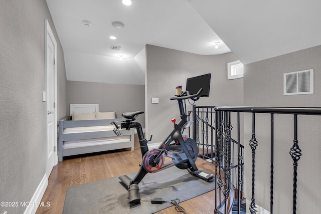 5 Champlain Ct, Lakewood, NJ 08701 - workout room featuring wood finished floors
