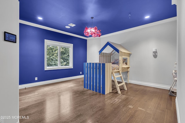 5 Champlain Ct, Lakewood, NJ 08701 - interior space with wood finished floors, ornamental molding, and recessed lighting