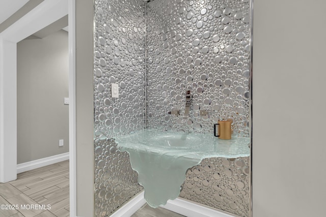 5 Champlain Ct, Lakewood, NJ 08701 - bathroom with wood finished floors and baseboards