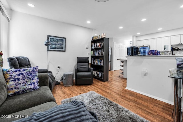 58 Hedge Dr, Lakewood, NJ 08701 - living area featuring wood finished floors and recessed lighting