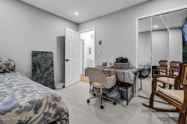 58 Hedge Dr, Lakewood, NJ 08701 - bedroom featuring recessed lighting and a closet