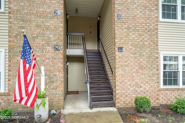 33 Honeysuckle Ln Unit 194, Red Bank, NJ 07701 - doorway to property with brick siding