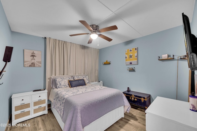 1515 Boulevard Blvd Unit 24, Seaside Heights, NJ 08751 - bedroom featuring wood finished floors and a ceiling fan