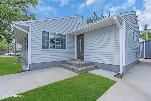 200 Ceylon Ave, Seaside Heights, NJ 08751 - view of front of house featuring a front lawn and a patio area