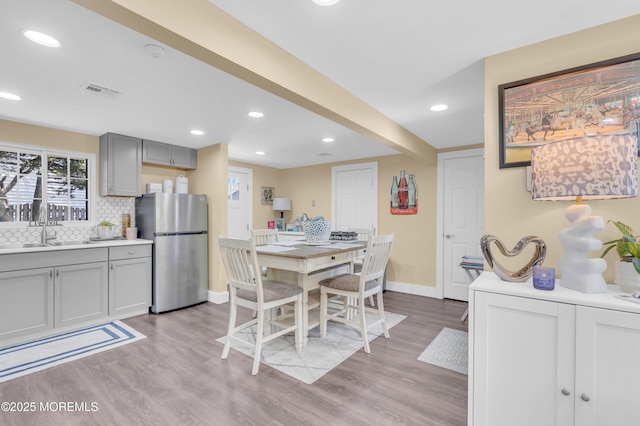 200 Ceylon Ave, Seaside Heights, NJ 08751 - dining room with wood finished floors and recessed lighting
