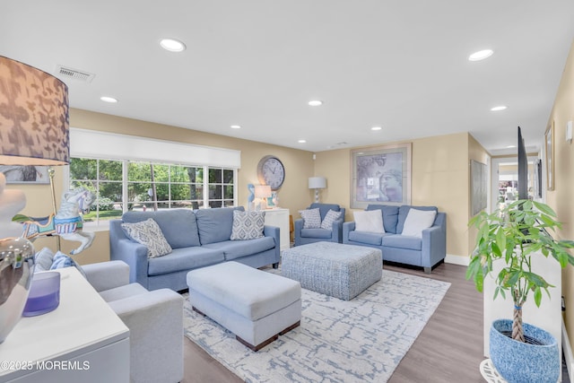 200 Ceylon Ave, Seaside Heights, NJ 08751 - living area with healthy amount of natural light, recessed lighting, and wood finished floors