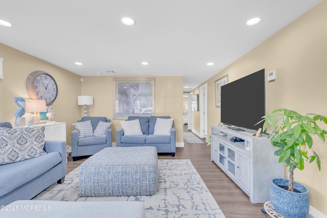 200 Ceylon Ave, Seaside Heights, NJ 08751 - living area with wood finished floors and recessed lighting