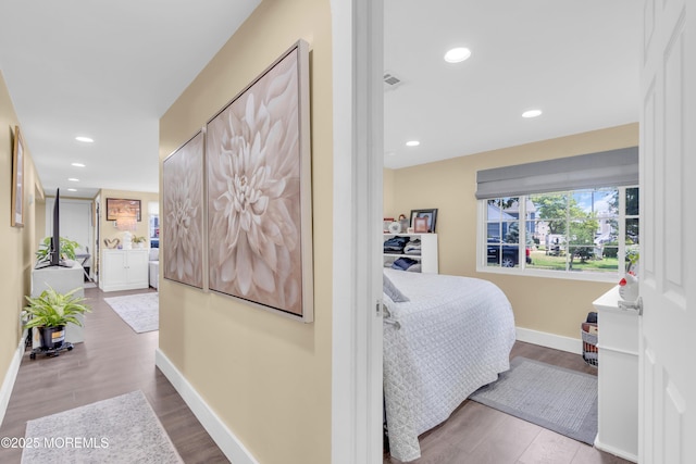 200 Ceylon Ave, Seaside Heights, NJ 08751 - corridor featuring wood finished floors and recessed lighting