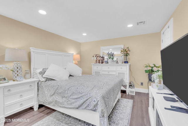 200 Ceylon Ave, Seaside Heights, NJ 08751 - bedroom with dark wood finished floors and recessed lighting