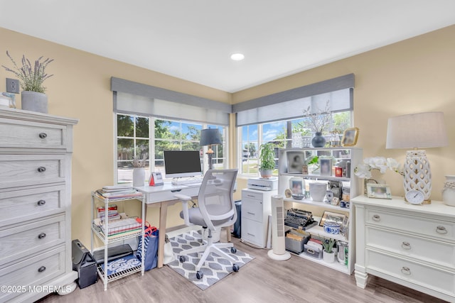 200 Ceylon Ave, Seaside Heights, NJ 08751 - office with light wood finished floors and recessed lighting
