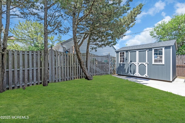 200 Ceylon Ave, Seaside Heights, NJ 08751 - fenced backyard with a storage unit
