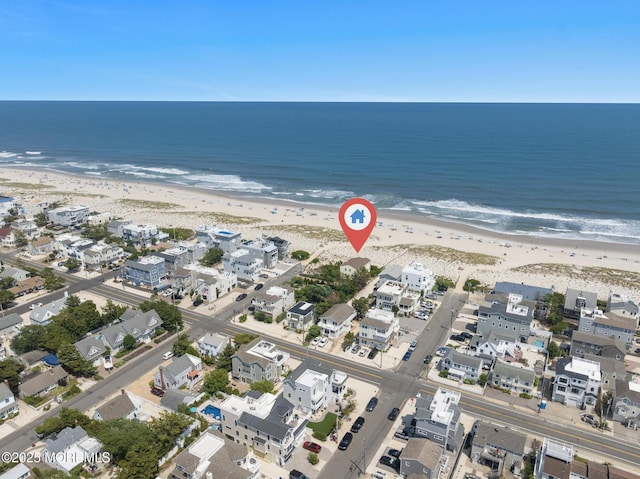 208 E 20th St, Long Beach Twp, NJ 08008 - aerial view of property's location with extended coastline