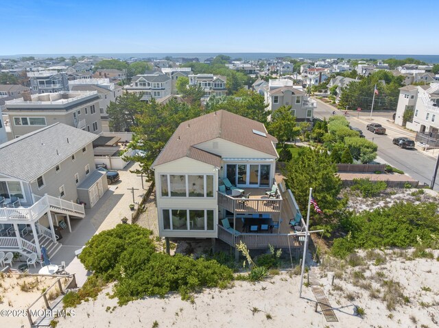 208 E 20th St, Long Beach Twp, NJ 08008 - aerial perspective of suburban area