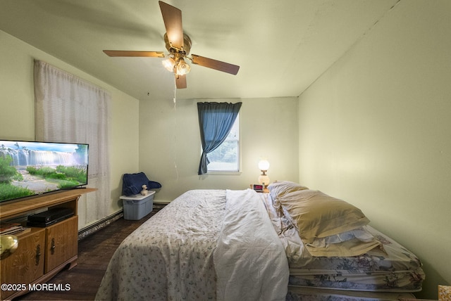 17 Wood Ave, Englishtown, NJ 07726 - bedroom with dark wood-type flooring and a ceiling fan