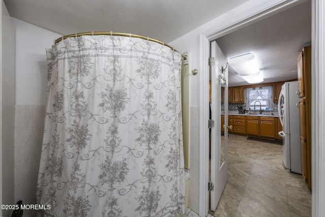17 Wood Ave, Englishtown, NJ 07726 - full bath featuring vanity and a shower with shower curtain