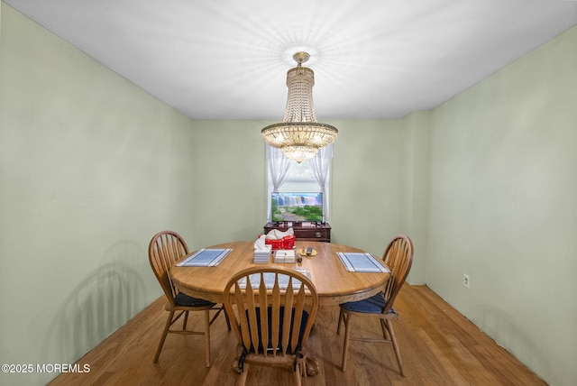 17 Wood Ave, Englishtown, NJ 07726 - dining room featuring a chandelier and wood finished floors