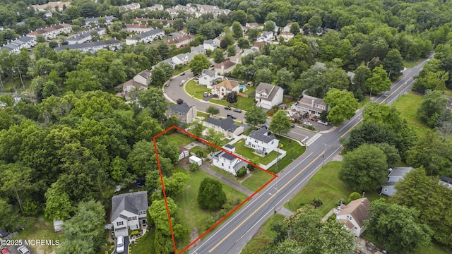17 Wood Ave, Englishtown, NJ 07726 - aerial view of residential area featuring property parcel outlined