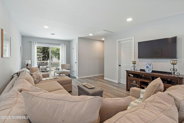 9 Maniwaki Ct, Toms River, NJ 08757 - living room with wood finished floors and recessed lighting
